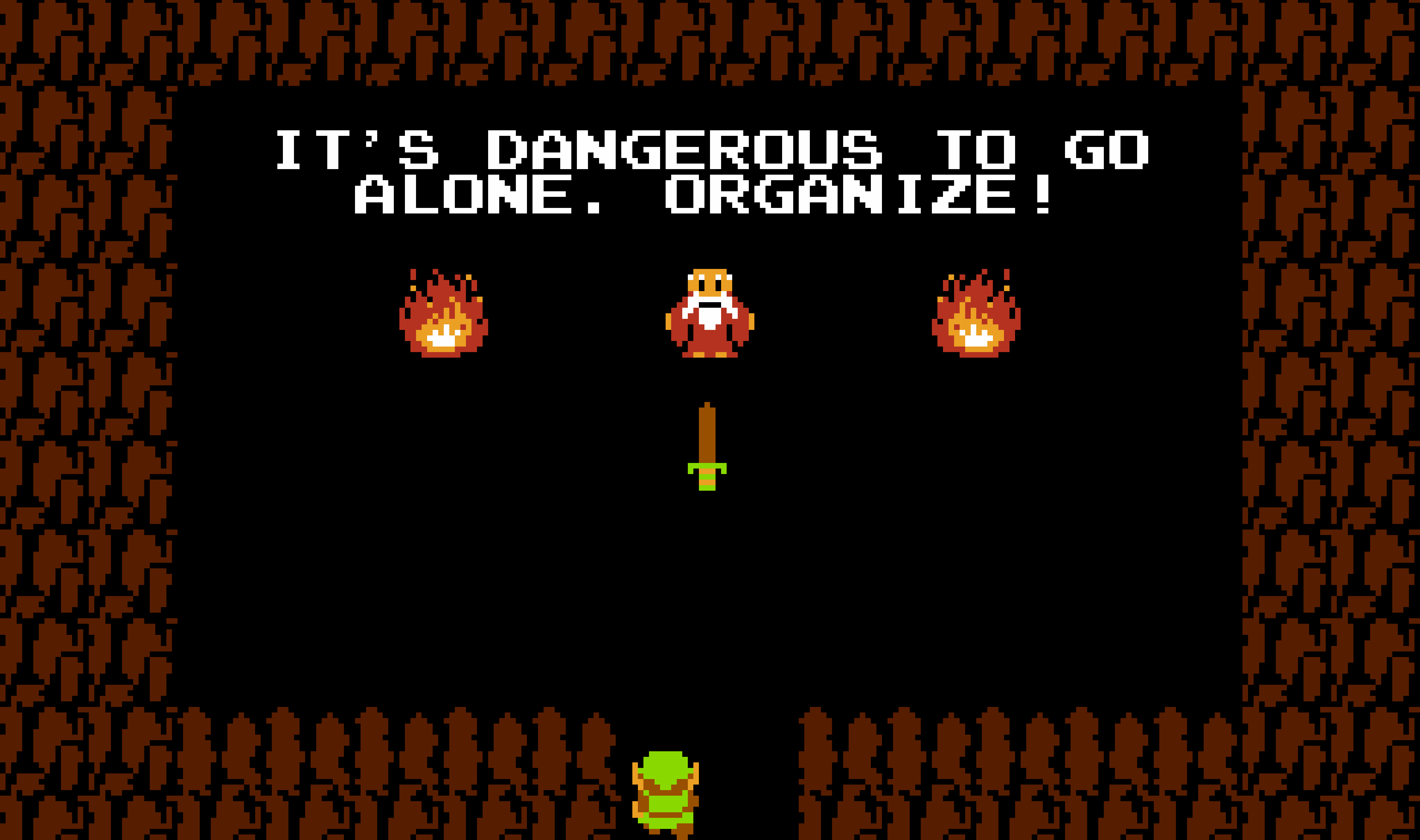 It's dangerous to go alone! Organize!